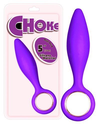 Chocke Purple Silkon - Wtyczka Analna