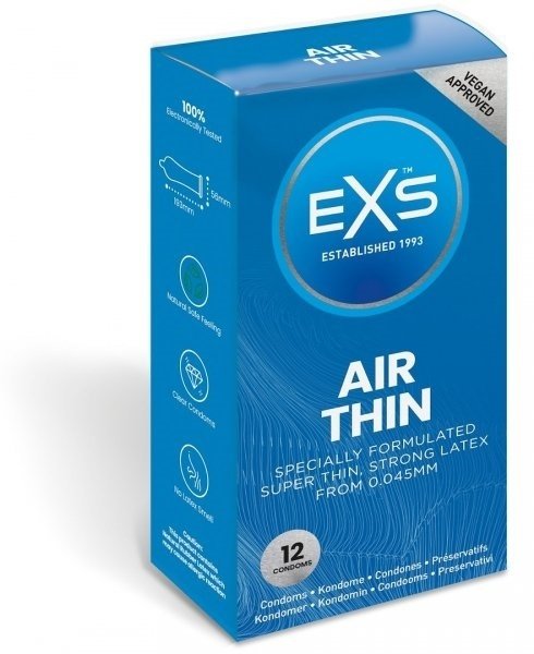 Prezerwatywy EXS Air Thin Extra Cieńkie
