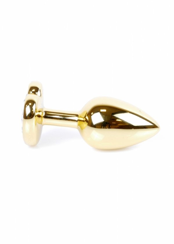 Metal-Gold-wtyczka-analna-z-różowym-kryształkiem-serce