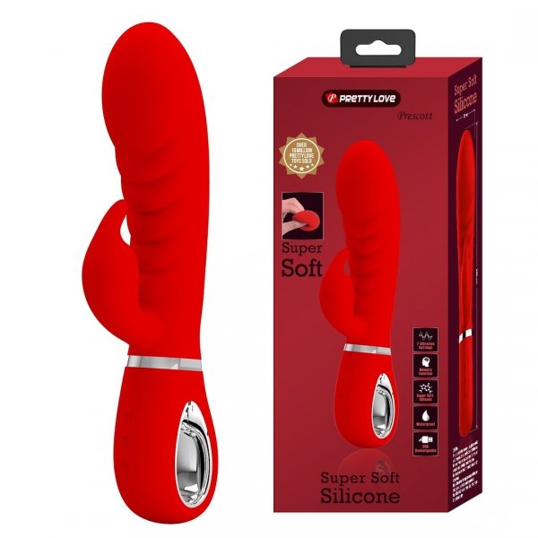 Wibrator z króliczkiem Prescott Super Soft