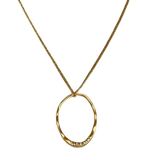 Łańcuszek-Naszyjnik-PILGRIM-Gold-Ellipse