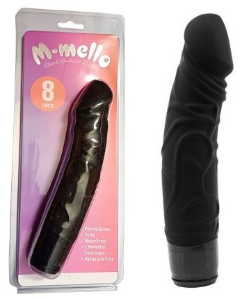 M-Mello czarny silikonowy wibrator