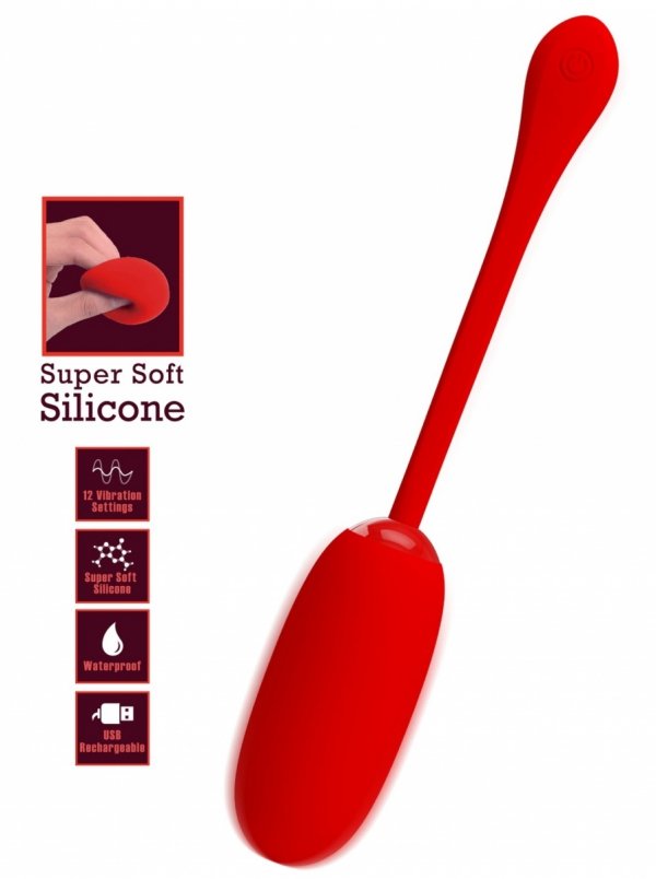 Julius Pretty Love jajeczko 12 progromów - Super Soft Silicone - USB