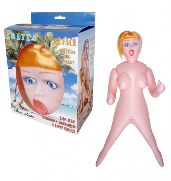 Lalka miłości LOLITA 3D face opakowanie