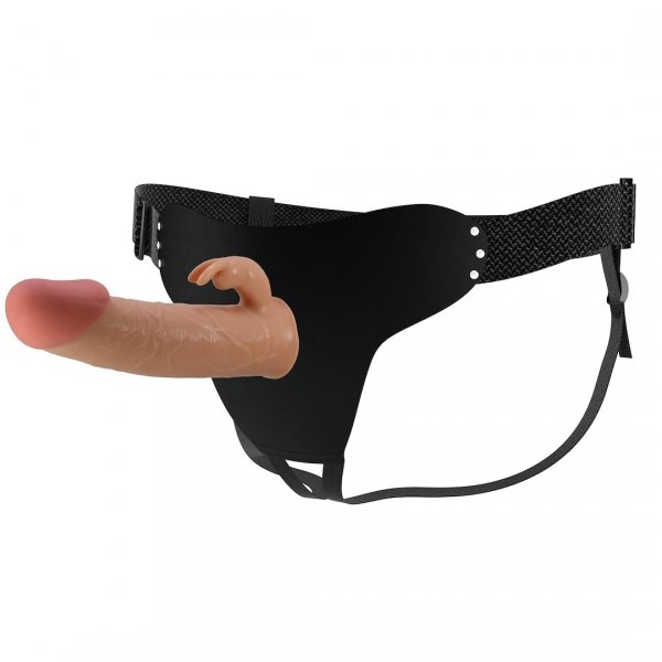 Strap-On Harness Briefs Mavis z króliczkiem