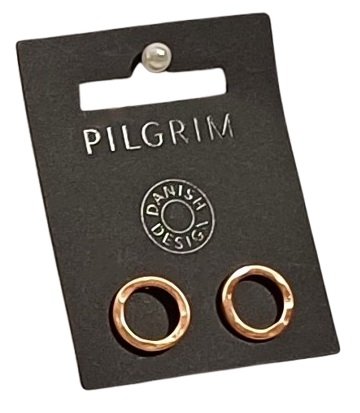 Kolczyki-LIV-earrings-rosegold-PILGRIM