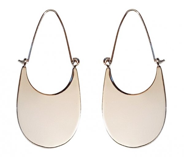 Kolczyki Silver Handbag w srebrnym kolorze - PILGRIM