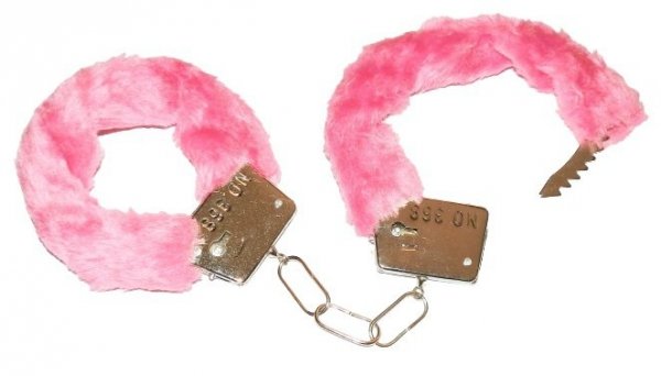 Różowe kajdanki Fur Love Cuffs