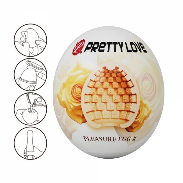 Masturbator żółte jajko Pretty Love - Pleasure Egg