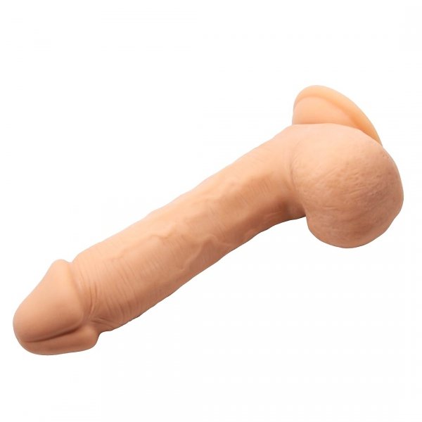 Beautiful Johnson realistyczny penis na przyssawkę z jajami