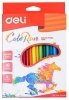 Kredki ołówkowe bezdrzewne 18-kol. Colorun, Deli