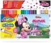 Pastele olejne 12-kol. trójkątne Disney Kids Minnie Colorino, Patio