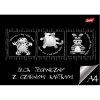 Blok techniczny czarny A4 10 k., Unipap
