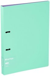 Segregator 2-ringowy Haze, 24mm, z wewnętrzną kieszonką, turkusowo-liliowy, Berlingo