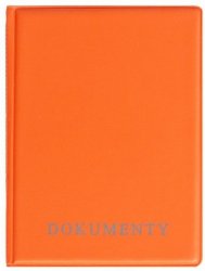Okładka na dokumenty z dowodem rejestracyjnym orange, Biurfol