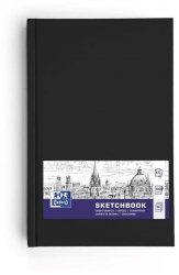 Szkicownik A5 96K 100G SKETCHBOOK czarny szyty, Oxford