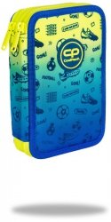 Piórnik podwójny z wyposażeniem Jumper 2 Football 2T CoolPack, Patio