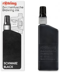Tusz kreślarski czarny 23 ml 591017, Rotring
