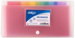 Teczka harmonijkowa Mini organizer DL PP transparentny, Strigo