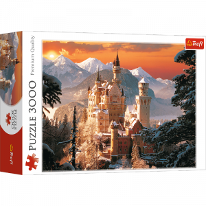 Puzzle 3000 Zimowy Zamek Neuschwanstein Niemcy 33025