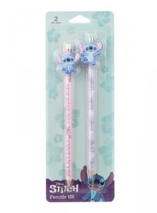 Ołówki z gumową nakładką Disney Fashion Stitch wzór 3 blister 2 szt.