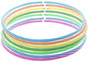Hula Hop kręcony 50 cm 1 szt. mix