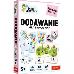 Gra Dodawanie Mały odkrywca rodzina Treflików 02805
