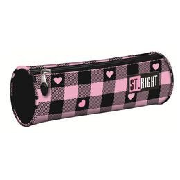 Piórnik tuba Pink Checkered