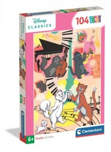 Puzzle 104 Super kolor Aristocats 25048