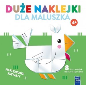 Duże naklejki dla maluszka. Kurka 4+