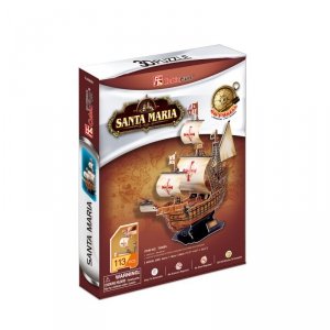 Puzzle 113 3D Żaglowiec Santa Maria
