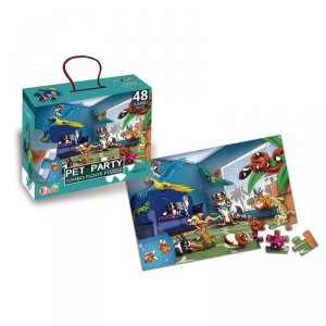 Puzzle 48 Jumbo Party Zwierząt domowych
