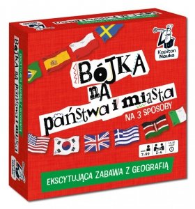 Gra geograficzna Bójka na państwa i miasta Kapitan Nauka
