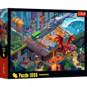Puzzle 1000 Miasto Pixel 10986
