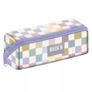 Piórnik saszetka Backup Pastelowa Kratka PB8K01