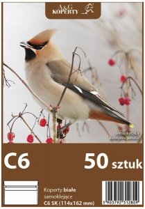 Koperty C6 białe SK op. 50 szt. 2809,  A&G