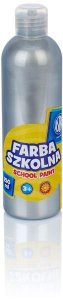 Farba szkolna 250 ml - metaliczna srebrna, Astra