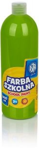 Farba szkolna 1000 ml - limonkowa, Astra