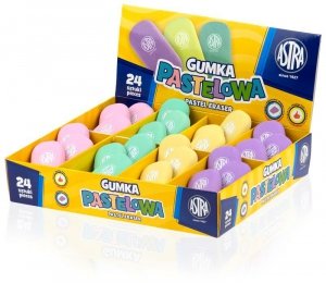 Gumka do ścierania -pastelowa, Astra