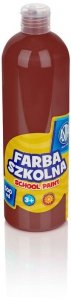 Farba szkolna 500ml.brąz. Astra