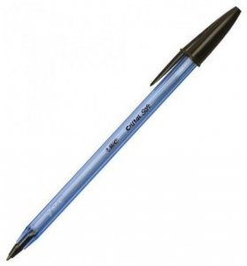 Długopis Cristal Soft, czarny, BiC