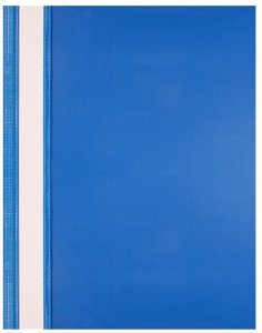 Skoroszyt A5 plastikowy twardy niebieski  SH-08-03, Biurfol
