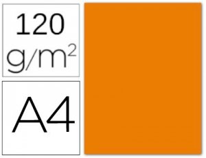 Karton A4 120 g/m2 Iris 09-Pomarańczowy, Canson