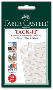 Masa mocująca Tack-It biała 50g w 90 kawałkach, Faber-Castell