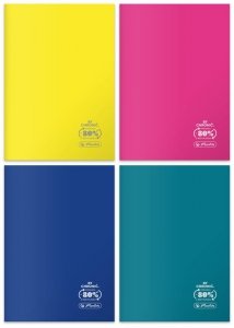 Zeszyt A5 60 k. linia Eco PP Colors Fsc, Herlitz