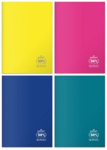 Zeszyt B5 60k kratka Eco PP Colors, Herlitz