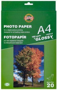 Papier foto A4 150g błysz.20ark, Koh-I-Noor