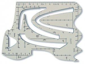 Szablon kreślarski Wykresy funkcji matematycznych, Koh-I-Noor