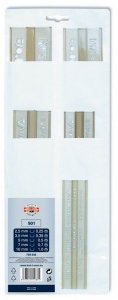 Szablony kreślarskie literowo-cyfrowe komplet 2.5 - 10 mm, Koh-I-Noor