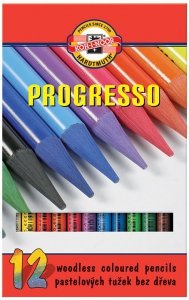 Kredki Progresso 12-kol. , Koh-I-Noor
